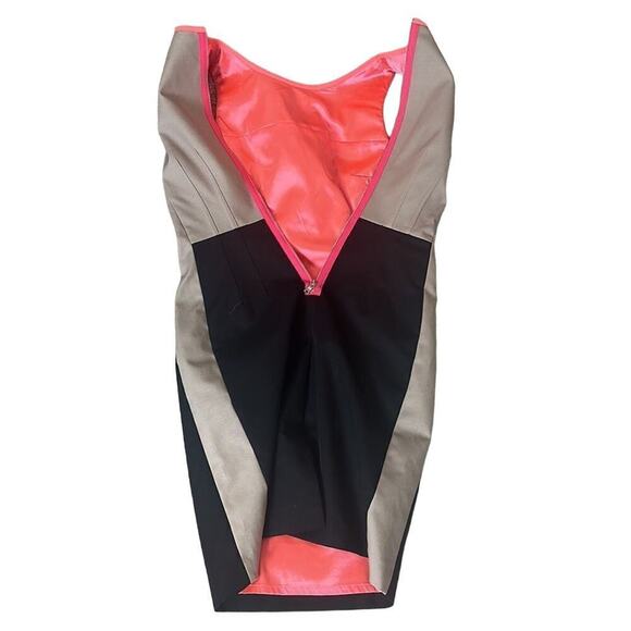 T Tahari Mini Color Block Contemporary Sheath Dress - Picture 6 of 9